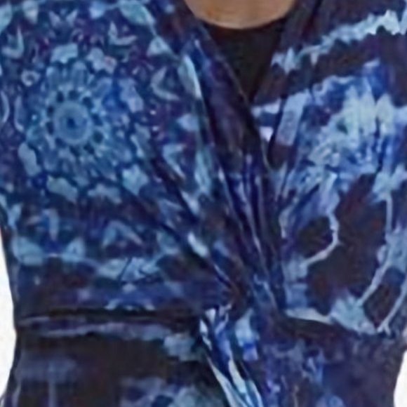 NEW Asymmetrical Boho Blue Desigual High Low Front, Size S - Picture 7 of 15